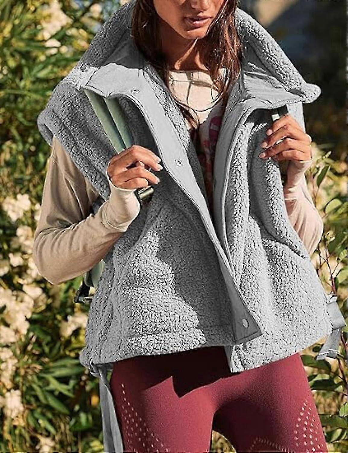 Button Fleece Vest